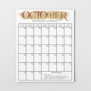 Seasonal Decor Planner (45 Pages)